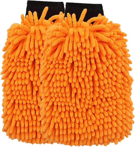 SCRUBIT 2 Pack Car Wash Mitt – Scratch-Free Car Sponges for Washing, Dual Sided Wash Mitts for Car Washing - Premium Car Washing Sponge for Cars, Trucks, and Boats