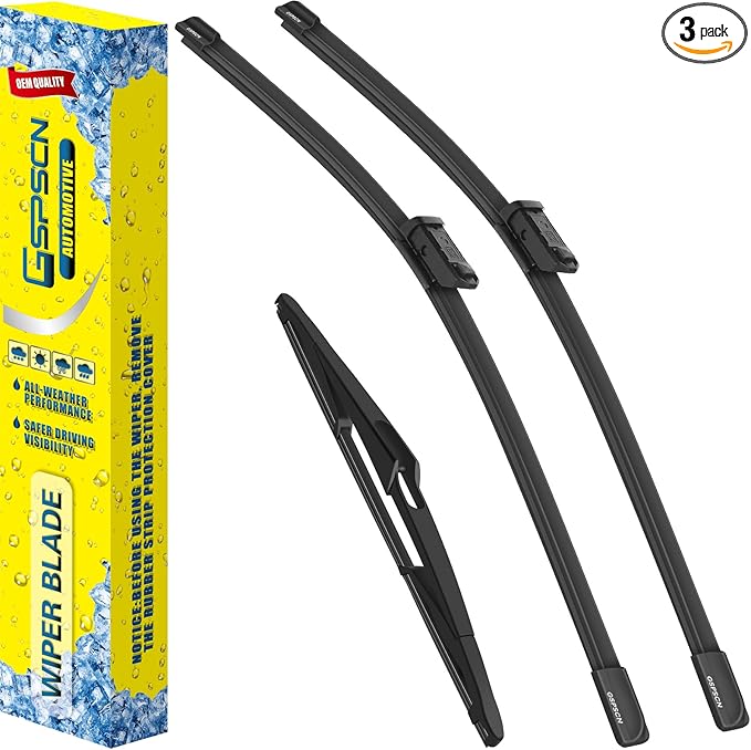 GSPSCN 3 Wipers For Benz GL-Class 2013-2016 GL450 GL350 GL550 ，ML-Class 2012-2015 ML350 ML550 ML63 ，GLE-Class 2016-2017 Original Equipment Wiper Blades 26"+22"+12" (Set of 3)