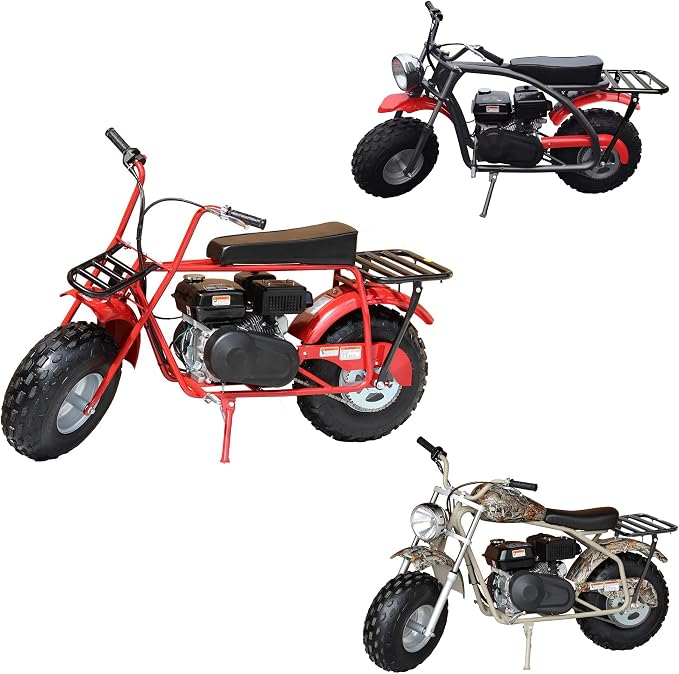 GREHUA Mini Bike Rear Cargo Rack Compatible with Coleman CT200U BT200X CT200U-EX CT200U-A Trail 200 Axis M200 Predator 212cc 196cc 6.5hp Minibike Off-Road Heavy Duty Back Parts w/Bracket Assembly Kit
