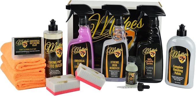 McKee's 37 MKCS-100-KIT SiO2 Ceramic Series Complete Coating Kit for Paint, Glass, Wheels, Chrome