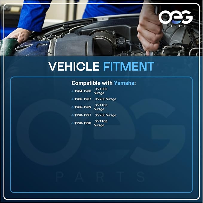 OEG Parts New Starter Compatible with Yamaha XV700 XV750 XV1100 Virago 1984-1998 SM13-277, 5A8-81800-10-00, 5A8818001000, SMU0169, 41054028