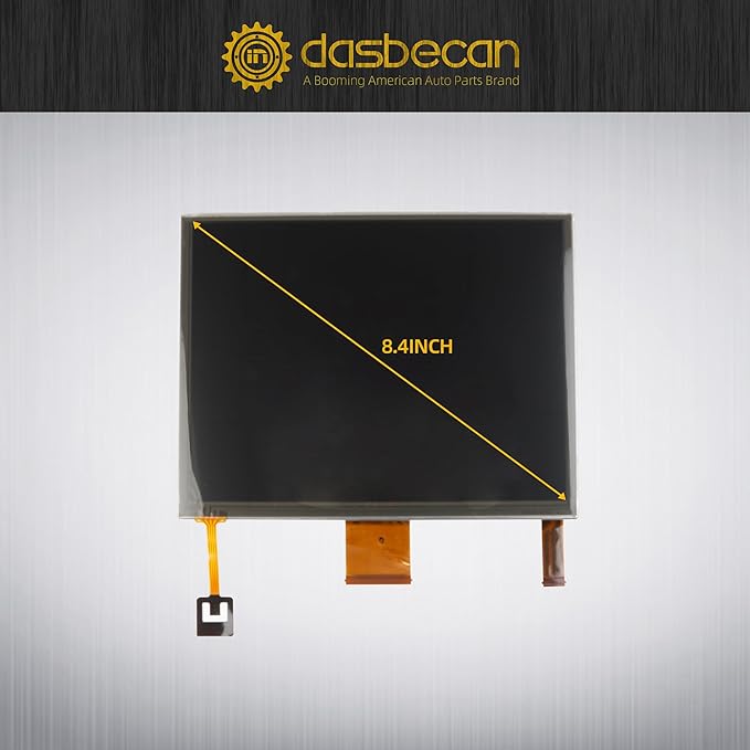 Dasbecan 8.4" LAJ084T001A LCD Display with Touch Screen Glass Digitizer Compatible with Chrysler 300 2011-2014 Dodge Charger 2011-2014 Journey 2011-2018 Dart 2013-2017 Maserati Ghibli 2014-2017