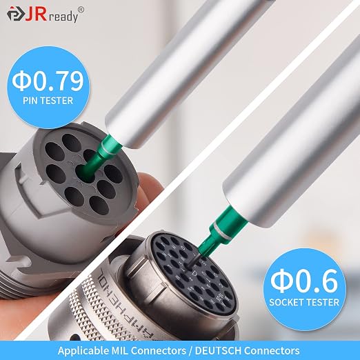 JRready 3-in-1 Contact Tester Automotive Tools,Detachable Electric Shock Tension Test Kit for Electronic Connectors ST5242-HT250 Contact Retention Test Kit