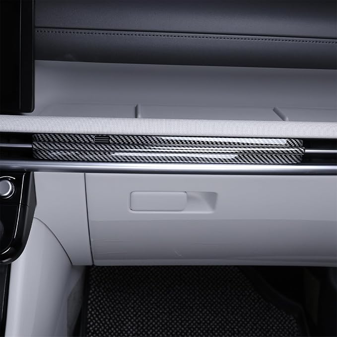 Co-Pilot Air Vent Cover Trim Compatible with Hyundai Tucson 2025 Accessories (Carbon Fiber Pattern)