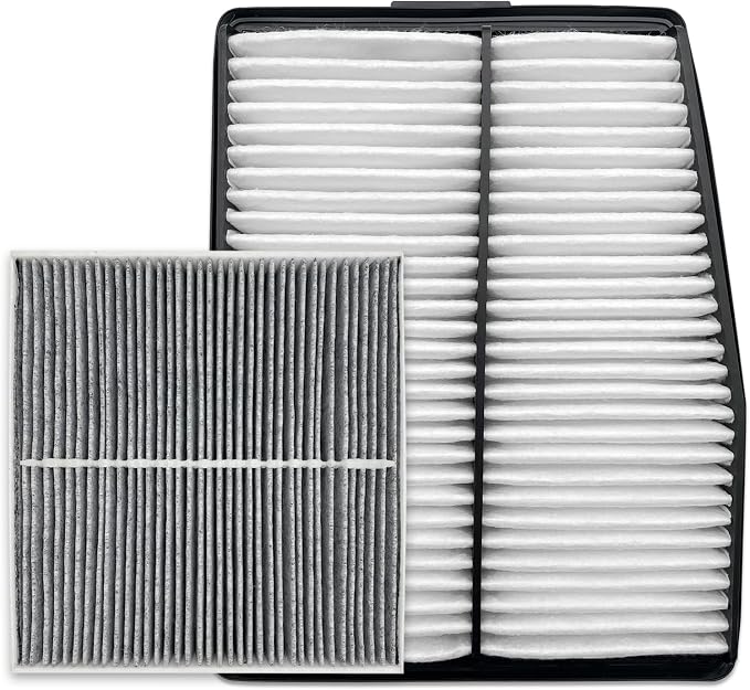 Cabin and Engine Air Filter Fits for Santa Fe Hybrid 2021-2025 2026, Sonata Hybrid 2020-2026, Tucson Hybrid 2022-2026, Sorento Hybrid 2021-2026, Sportage Hybrid 2023-2026, Fits 97133L1000, 28113-L5100