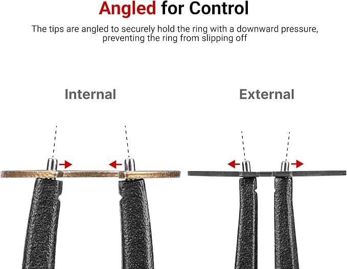 TEKTON 9 Inch Retaining Ring Pliers Set, 2-Piece | PRR90018