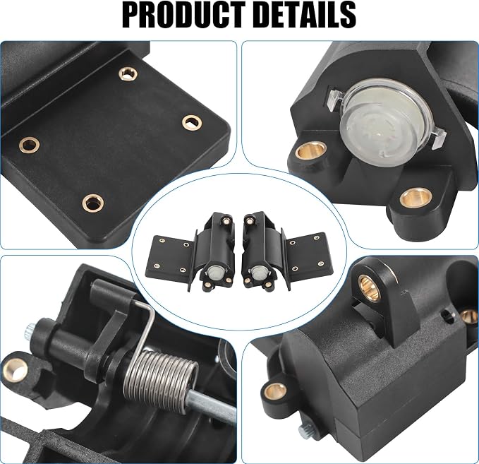 Inner Fairing Media Glove Box Door Hinge Compatible with 2014-2024 Harley Davidson All Road Glide Glove Box Hinge Replace#76000436