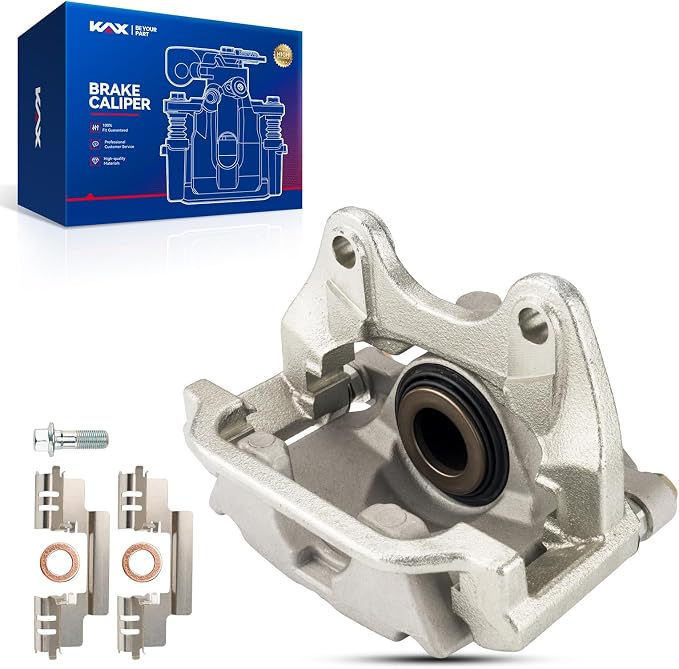 KAX Disc Brake Caliper Assembly Fit for Silverado 1500/Sierra 1500 2007-2018, Tahoe/Yukon/Escalade 2007-2020, Suburban 1500 2007-2014, Suburban/Yukon XL 2015-2020, Avalanche 2007-2013, Rear Right Side