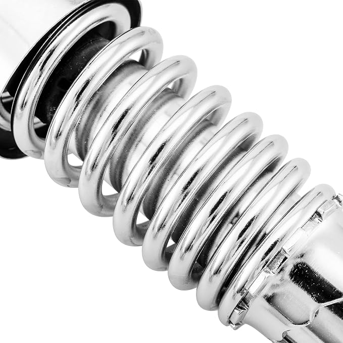 Mofun 11.75" Rear Shocks Lowering Kit Preload Adjustable Compatible with Harley Dyna Street Bob Low Rider Super Glide Fat Bob Wide Glide 1991-2015 2016 2017, Chrome
