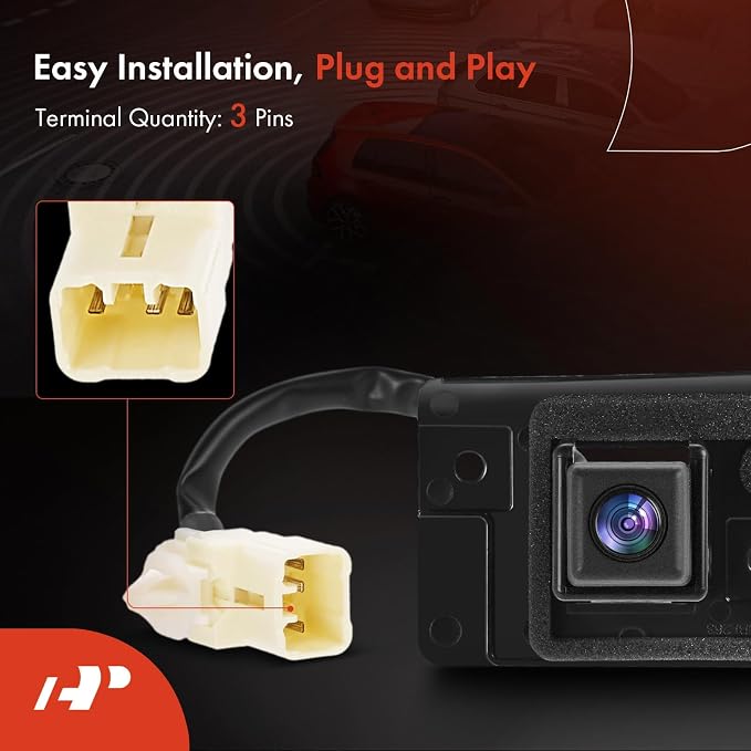 A-Premium Rear View Backup Camera Compatible with Mitsubishi | Parking Camera for 2014-2015 Outlander - Replace# 8781A043