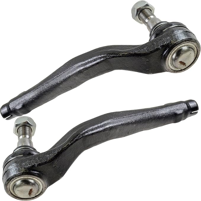 TRQ Outer Driver and Passenger Side Tie Rod Set 2 Piece Compatible with 1998-2003 Mercedes-Benz ML320 1999-2001 ML430 2000-2003 ML55 AMG 2003-2005 ML350 2002-2005 ML500