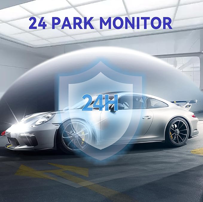 Dash Cam Hardwire Kit, USB Type C Hardwire Kit with OBD Power Cable for Dashcam 12-24V to 5V/3A with Low Voltage Protection 24h Parking Surveillance