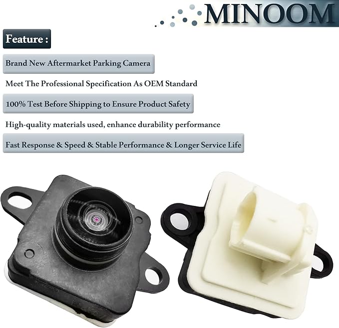 68210236AE Rear View Backup Parking Assist Camera Replacement for DOD-ge Charger 6.2L 5.7L 6.4L V8 15-18, for DOD-ge Charger 3.6L V6 2015-2018 Part No.#68210236AD丨68210236AC丨68210236AB