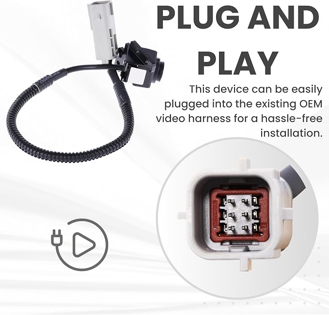 Backup Camera Replaces for Cadillac 2013-2018 ATS Sedan | 2015-2019 ATS Coupe | 2016-2018 ATS-V Sedan | 2016-2019 ATS-V Coupe OE Part # 23386282, 20976983