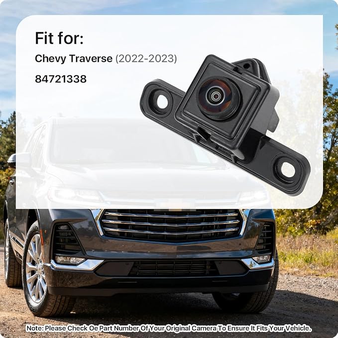 84721338 OE Front View Camera Replacement for Chevy Traverse 2022 2023 by GreenYi