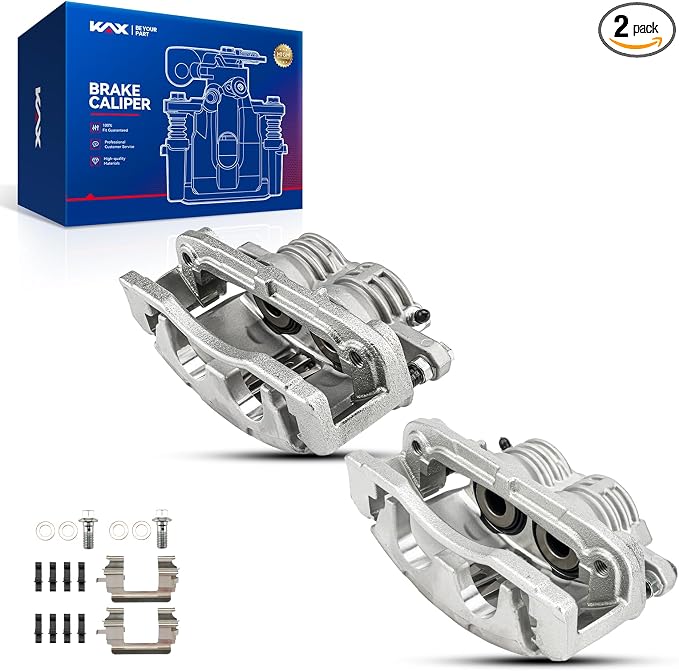 KAX 18B4798A+18B4799A Brake Caliper Compatible with Chevrolet, GMC, Buick, Oldsmobile, Isuzu, Saab - Trailblazer, Envoy, Rainier, Bravada, Ascender, SSR, 9-7x, Front Disc Brake Caliper
