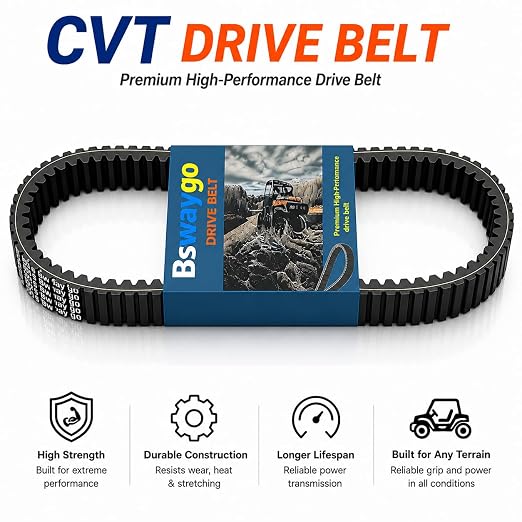 Heavy-Duty CVT Drive Belt Compatible with Kawasaki Teryx KRX 1000 2020-2025/ KRX4 1000 2023-2024 Replace 59011-0047,590110047