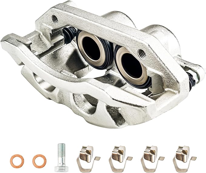 KAX Disc Brake Caliper Assembly Fit for 1500 2011-2018, 1500 Classic 2019-2023, Ram 1500 2009-2010, Aspen 2007-2009, Durango 2007-2009, Dakota 2009-2010, Dakota 2011, Front Left or Front Right Side