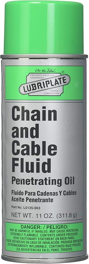 Lubriplate L0135-063 Lubriplate Chain and Cable Penetrating Oil, 12 fl. oz