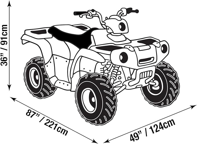 Raider 02-7736 DT-Series Premium X-Large Heavy-Duty ATV Storage Cover