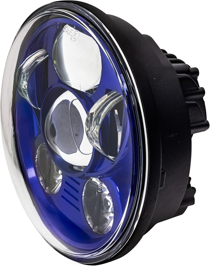 Eagle Lights Indian Scout Blue Headlight Kit - Fits 2014 to Current Scout 60, Scout and Bobber