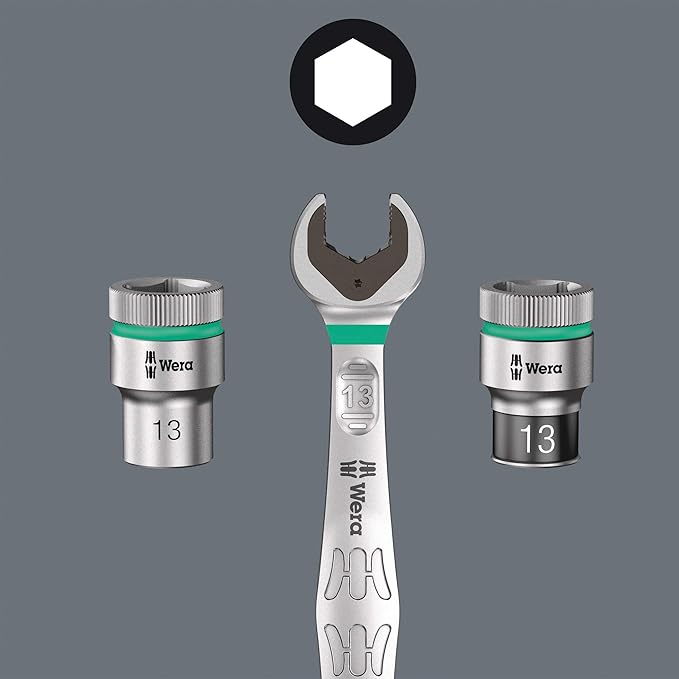 WERA - 05005452001-9608 Magnetic Rail B Impaktor Imperial 1, 9 Pieces