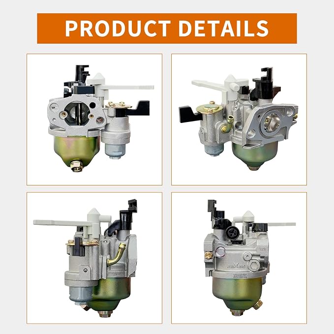 Ruixing OEM GX160 GX200 Carburetor for Honda GX120 GX140 GX160 GX168 GX200 5HP 5.5 hp 6.5HP Engine Predator 212cc Carb 196cc 163cc OHV 224cc Engine