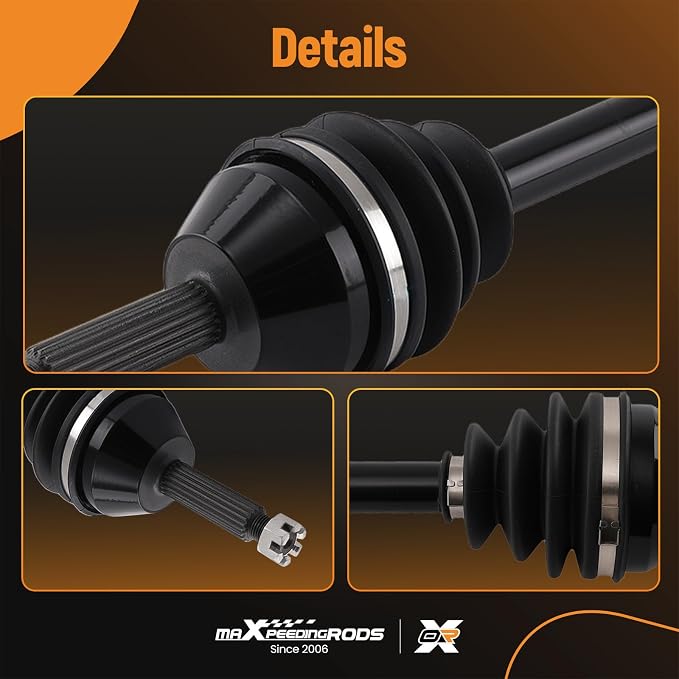 maXpeedingrods 2PCS Front Left Right CV Axle Assembly for Polaris Ranger 500 700 XP700 2004-2007 Replaces 1332423 PO-309 PO309