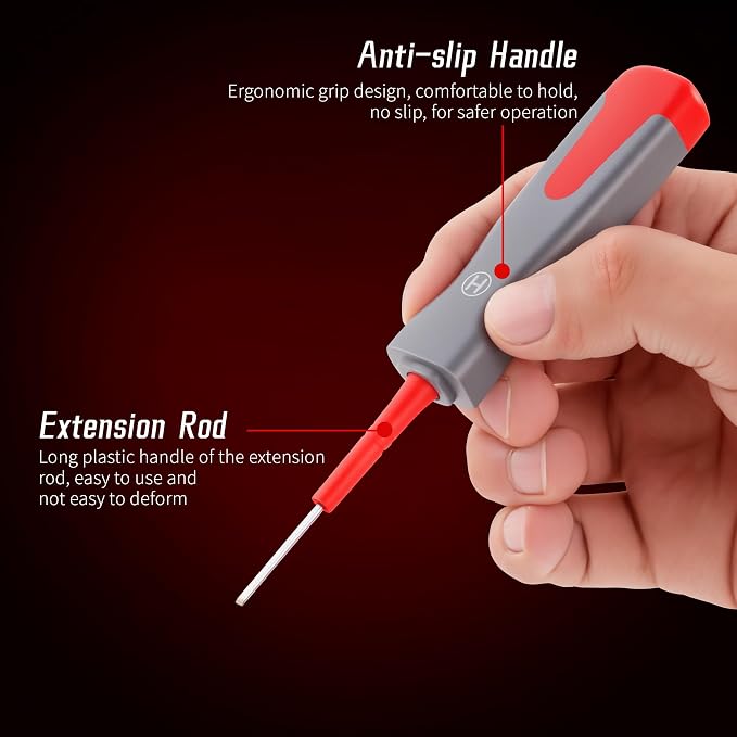 26PCS Universal Terminal Removal Tool Kit, Connector Pin Removal Tool for Replace Universal Automotive Vehicle Wire Harness Pin Connector Release