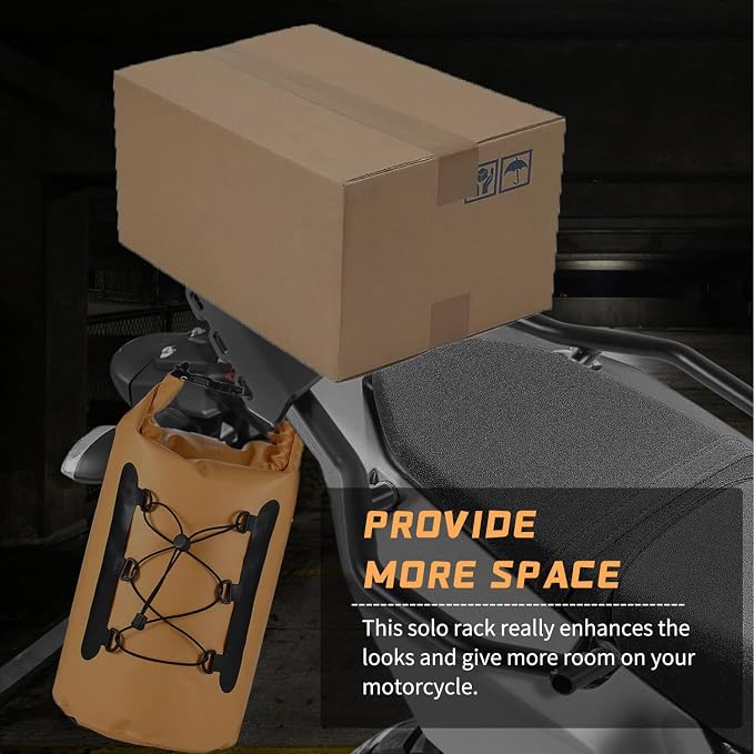 Motorcycle Steel Rear Luggage Cargo Rack Extended Shelf Bar Carrier Top Mount Bracket Plate Kit Accessories for Y.amaha Tenere 700 Tenere700 2018 2019 2020 2021 2022 2023 2024
