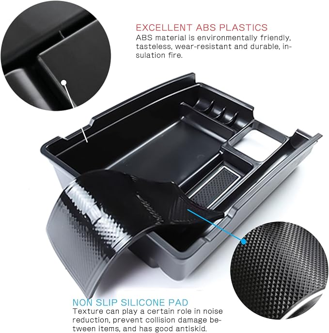 2014-2020 Nissen Rogue Center Console Organizer for 2014-2020 Nissen Rogue Accessories Automotive Consoles & Organizers 2014-2020 Nissen Rogue Armrest Storage Box Glove Tray