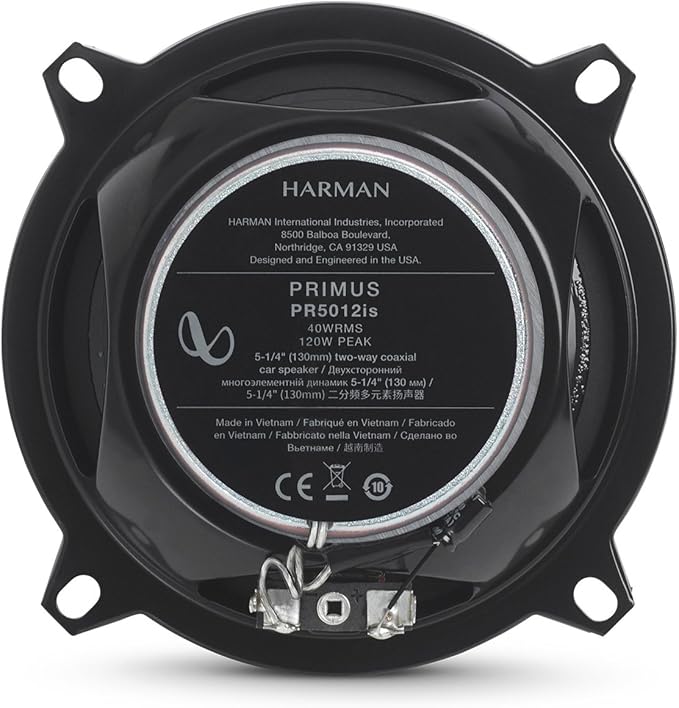 Infinity PR5012IS 5-1/4" (130mm) Two-Way Multielement Speaker - Pair