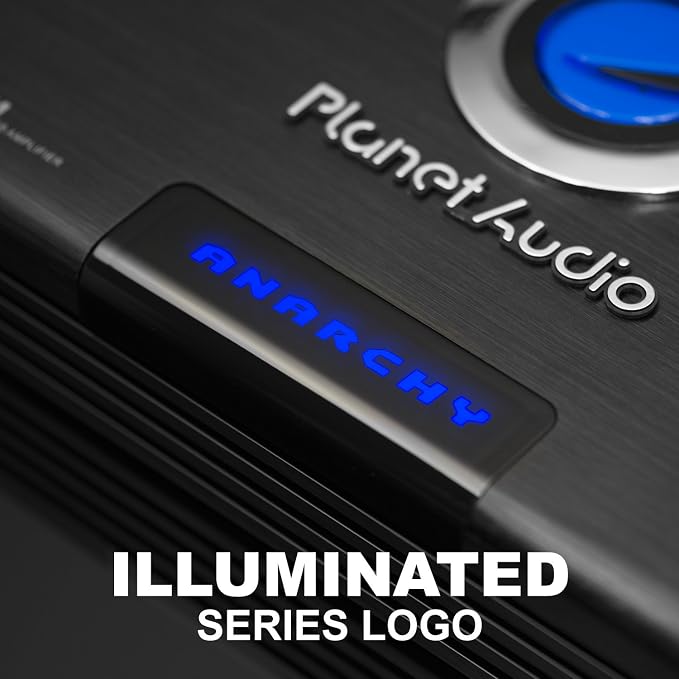 Planet Audio AC2500.1M Monoblock Car Amplifier - 2500 Watts Max Power, 2/4 Ohm Stable, Class A/B, Mosfet Power Supply, Remote Subwoofer Control