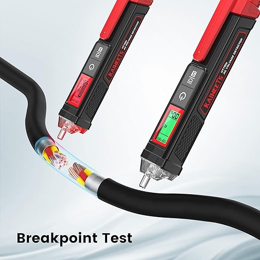 KAIWEETS Circuit Breaker Finder with LCD Display KT301P and KAIWEETS Voltage Tester/Non-Contact Voltage Tester HT100s