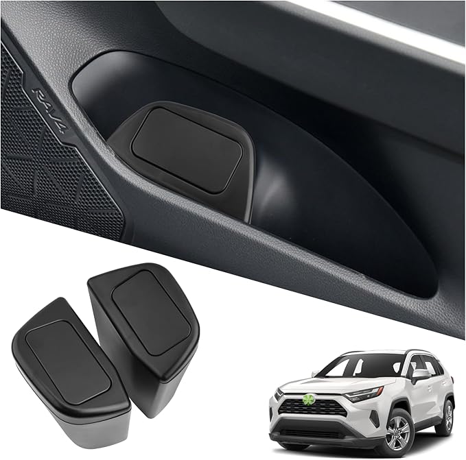 2026 RAV4 Trash Can for 2026 Toyota RAV4 Hybrid Accessories Trash Bin with Lid for Storage Toyota RAV4 Accessories Plastic Garbage Can Compatible with 2019-2023 2024 2025 2026 Toyota RAV4 all trim