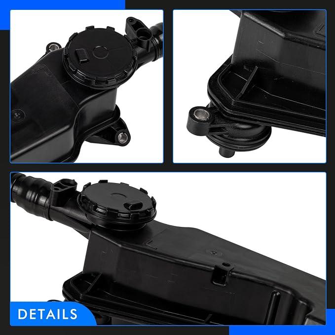 Air Oil Separator Assembly Fit for Ford F250 F350 Super Duty 2023-2024 OR 2011+ 6.7L Powerstroke Diesel - PCV CCV Filter Vent Valve Engine Crankcase - Replace PC3Z-6A785-A, PC3Z6A785A