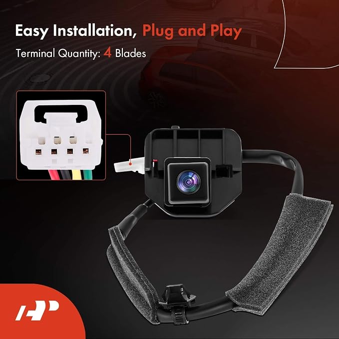 A-Premium Rear View Backup Camera Compatible with Nissan | Parking Camera for 2015 2016 2017 Juke - Replace# 28442-BV80A