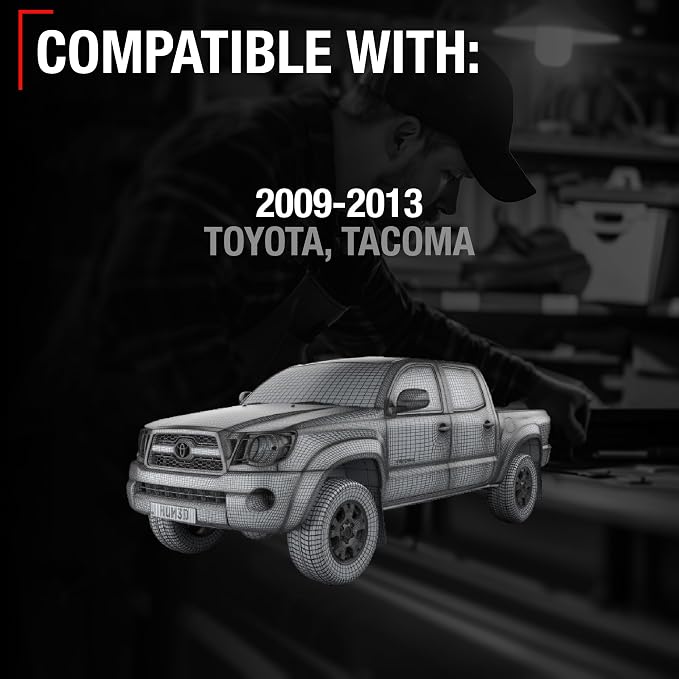 Rear View Backup Camera, Reverse Park Assist - Compatible with 2009-2013 Toyota Tacoma - OEM 8679004010, TO1960100