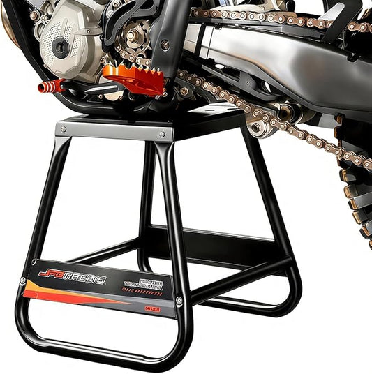 Dirt Bike Stand Detachable Stand Universal Anti-skid Maintenance Steel MX Heavy Duty for Most Motorcycle Dirt Bike Ebikes like Surron CR250 EXC 250 CRF230 YZ250F KX100 KLX110 and More-Black