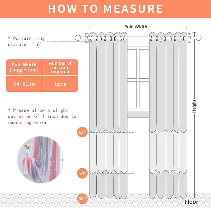 XiDi Ombre Gray and Pink Blackout Curtains for Girls Bedroom 72 Inch Length 2 Panels,Grommet Window Drapes for Kids Room Decro Pink Grey