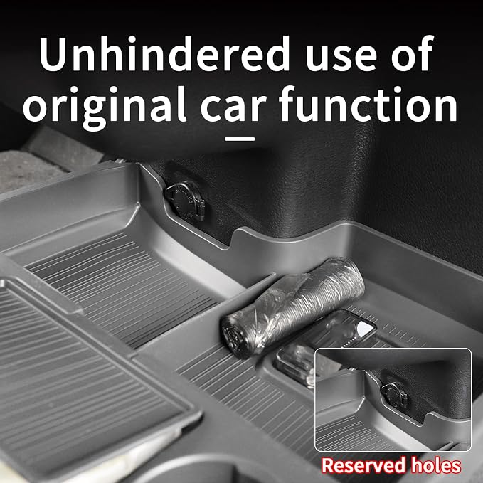 Compatible with 2026 Toyota Sienna Center Console Organizer with Cup Holder, Lower Storage Box Accessories (TPE Material with Original car Wood Grain (Compatible with 2021-2026 Toyota Sienna), Gray)
