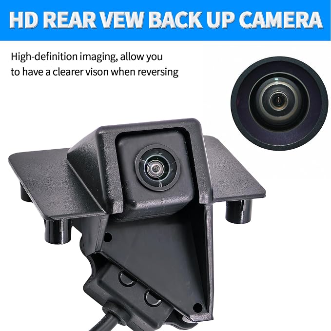 Rear View Backup Camera Compatible with 2009-2014 Cadillac Escalade ESV Chevrolet Tahoe Suburban 1500 2500 GMC Yukon XL 1500 2500 Parking Assist Back Up Camera Replaces 22790290 22913932