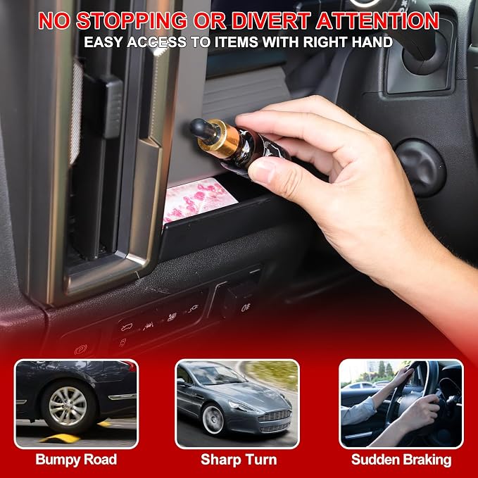 Center Console Organizer Storage Tray Compatible with Hummer EV 2022-2026 SUV/SUT ABS Driver Side Coin Container Inner Organizer Tray, Interior Storage Accessories