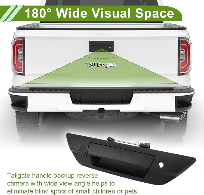 No.690900K350 Tailgate Handle Backup Camera for Toyota for Hilux for Sr5 M80 2016-2018 Rear View Reversing Park Assist Camera 1 Set