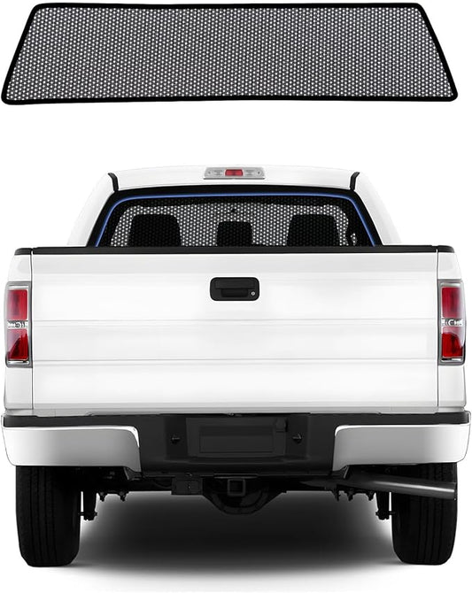 ZATOOTO Rear Window Sun Shade for Ford F150 2016-2024, Visible Back Windshield Shades for Safety Driving UV Rays Protection Reduce Heat Mesh Window Shade for Baby in Car