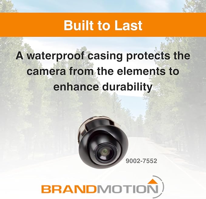 Brandmotion 9002-7552 Factory Tailgate Harness with Bullet Camera Mount fits 2017-2021 F250 F350 Super Duty | Waterproof Case | Integrates Into Your Existing Display | Designed to Work in Low Light | Fits 2017-2021 F250 F350 F450 Super Duty with Factor...