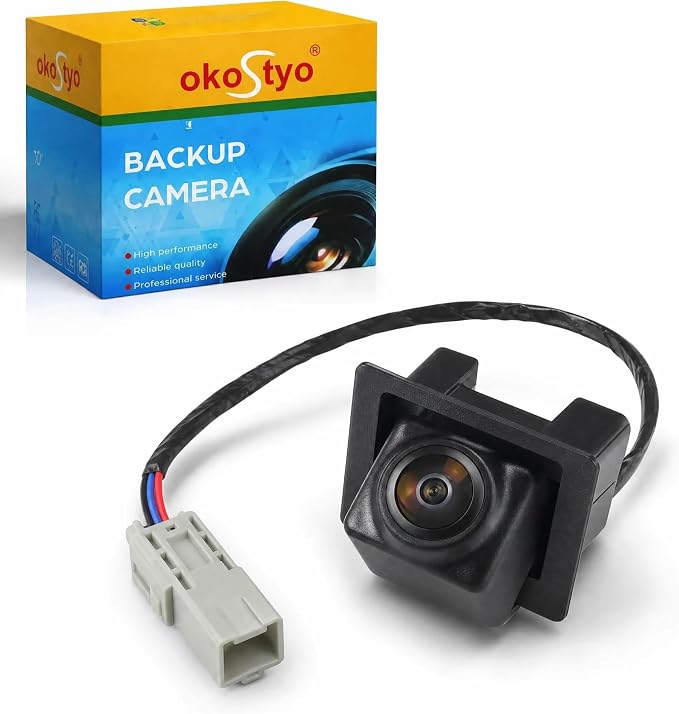 No. 23205689 Rear View Backup Reverse Parking Camera/Rear View Camera | Compatible with Cadillac SRX 2010 2011 2012 2013 2014 2015 2016 [6 Pins] Rear Replace# 15926122 20910350 22915398