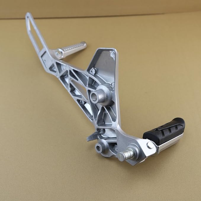 Minho 6061 High Strength Aluminum Alloy Motorcycle Footpegs Assembly Left Side Fit for 2013-2016 Honda Grom MSX 125 SF