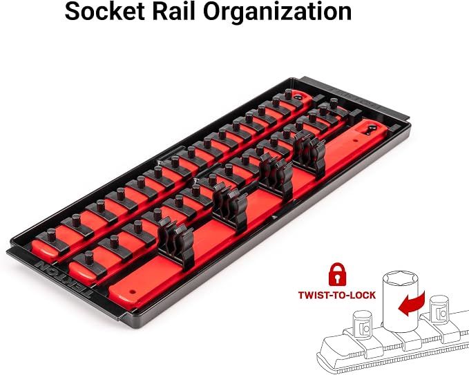 TEKTON 1/4 Inch Drive 12-Point Socket and Ratchet Set, 35-Piece | SKT03202