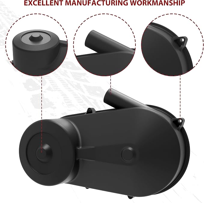 SAUTVS Cvt Air Guide Outer Clutch Cover, CVT Variator Clutch Housing Outer Clutch Drive Belt Cover for Polaris Sportsman 400 (1994) 500 (1996-1999) Accessories (1PCS, Replace #5433542)